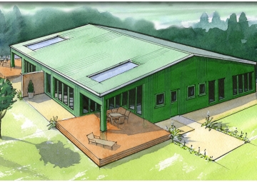 Artist Impression of a barn converstion