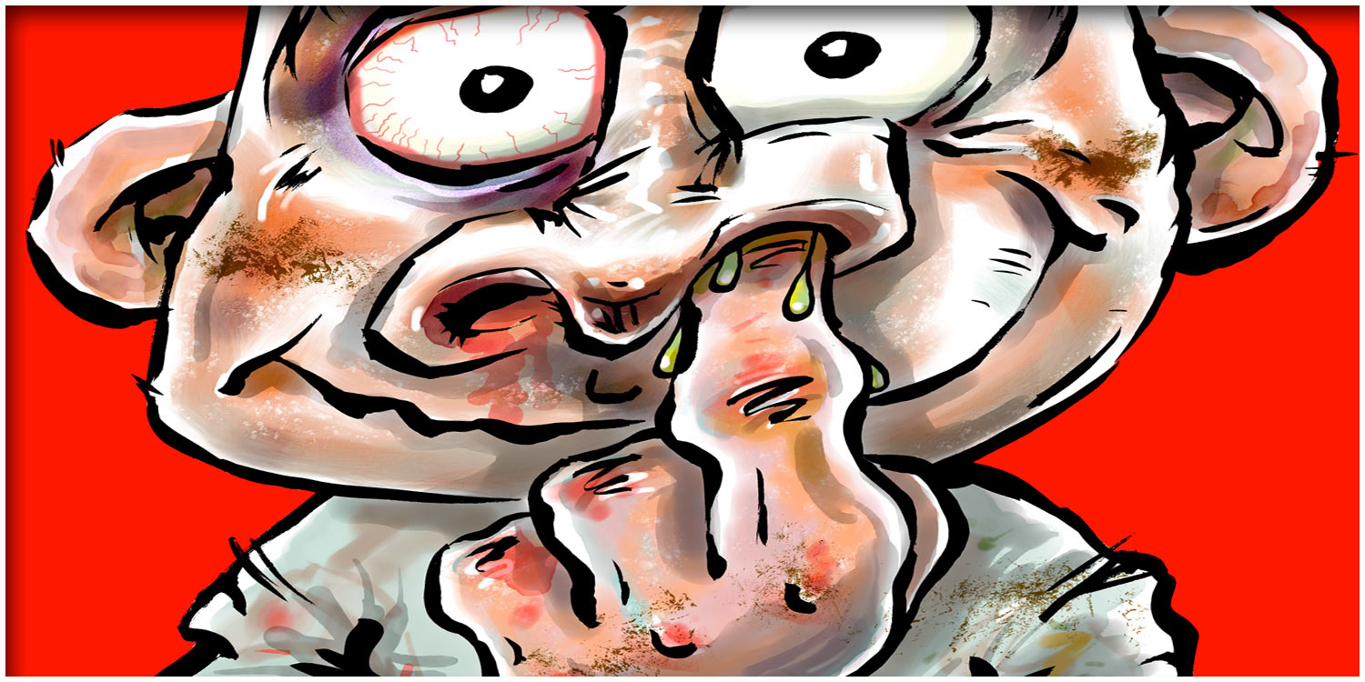 Gruesome book Illustrations