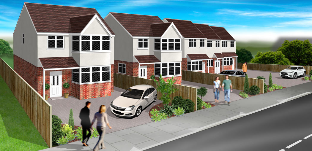 artists impression of buildings