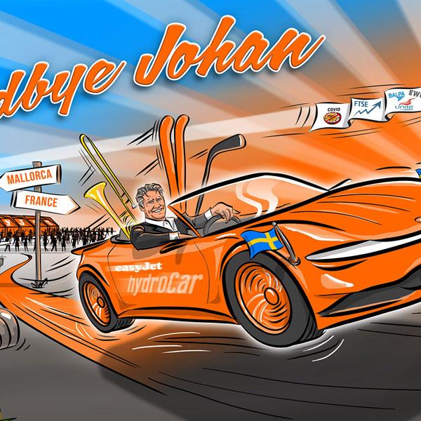 Cartoon Leaving Card for CEO