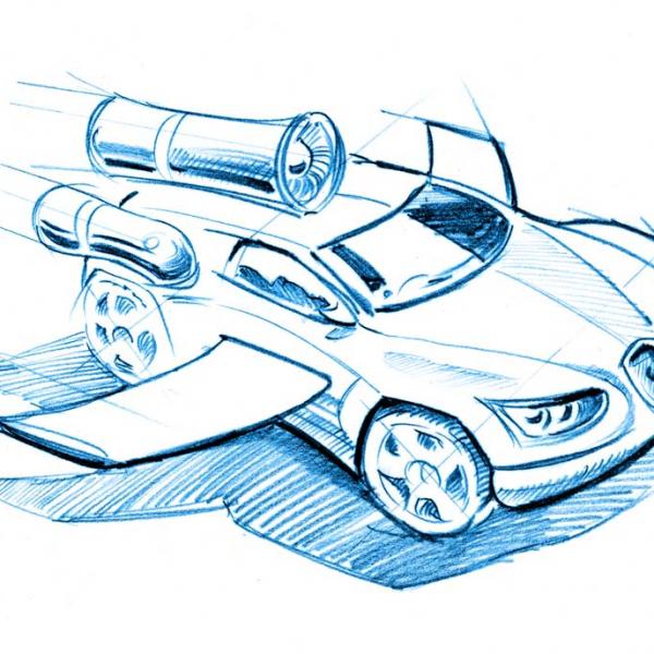 Sketched Car